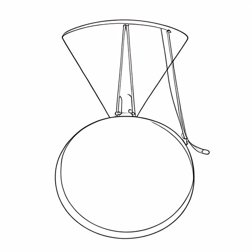 Printable outline of Timpani