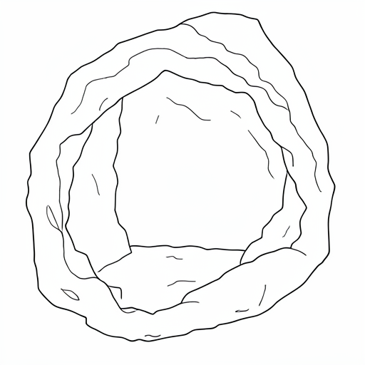 Printable outline of Cave