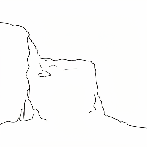 Printable outline of Cliff