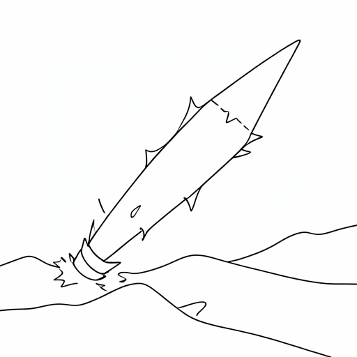 Printable outline of Meteor