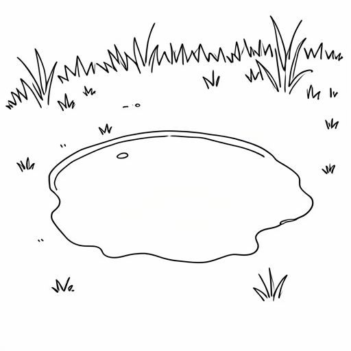 Printable outline of Puddle