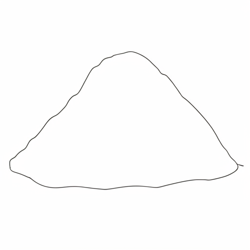 Printable outline of Snow Pile