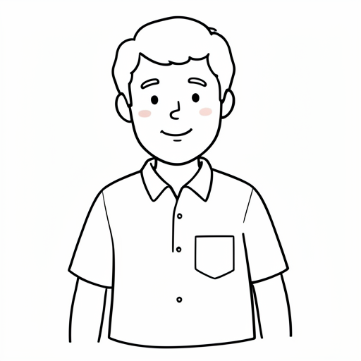 Printable outline of Father