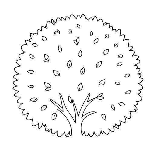 Printable outline of Bush