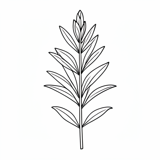 Printable outline of Sage