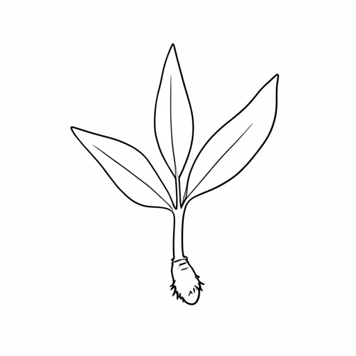 Printable outline of Seed