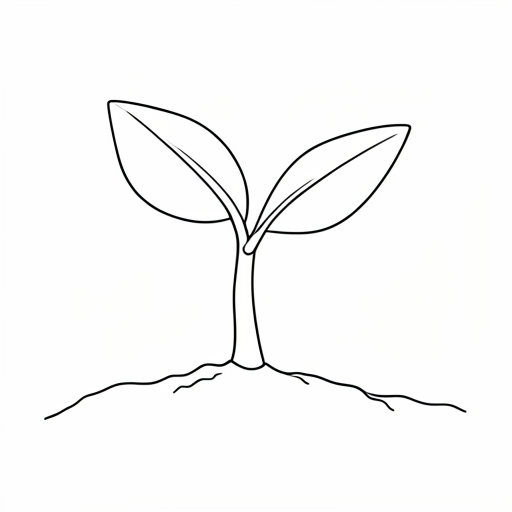 Printable outline of Sprout