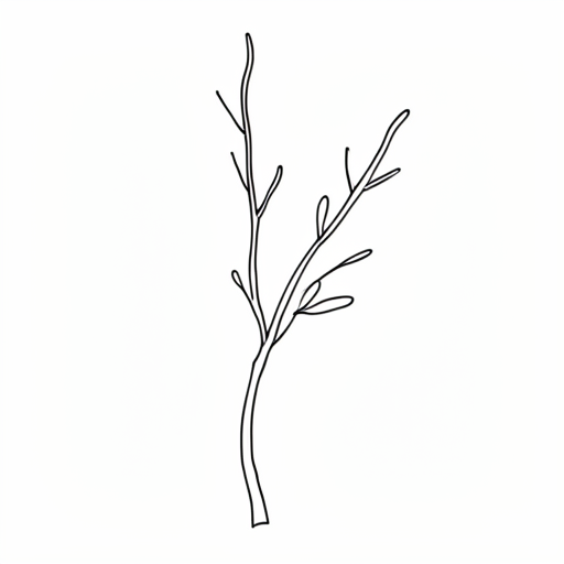 Printable outline of Twig