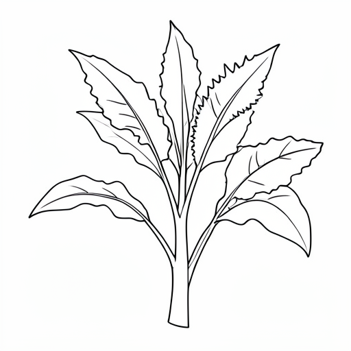 Printable outline of Venus Flytrap