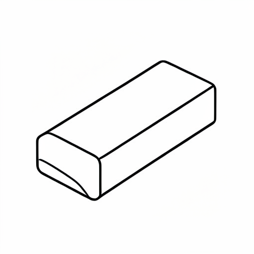 Printable outline of Eraser