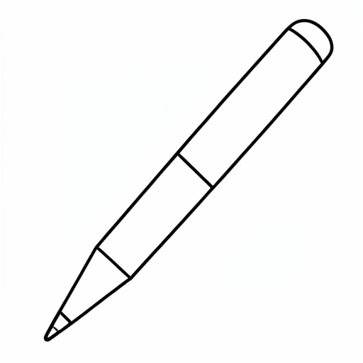 Printable outline of Pen
