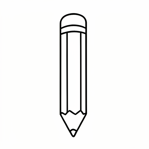 Printable outline of Pencil
