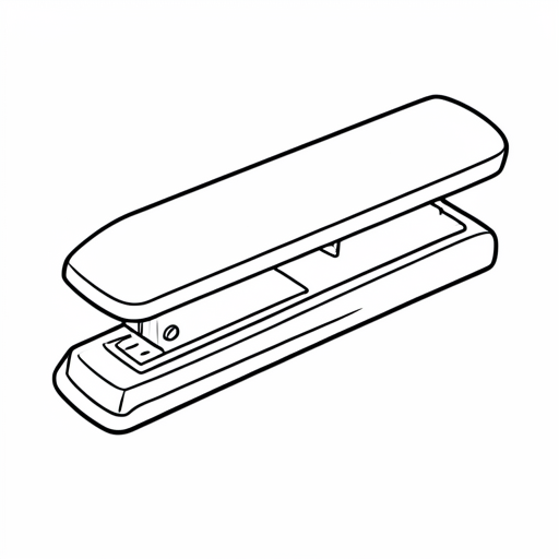 Printable outline of Stapler
