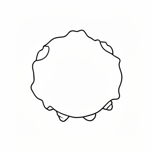 Printable outline of Barnacle