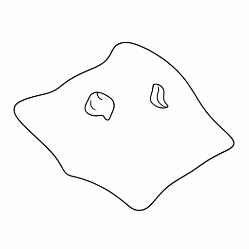 Printable outline of Stingray