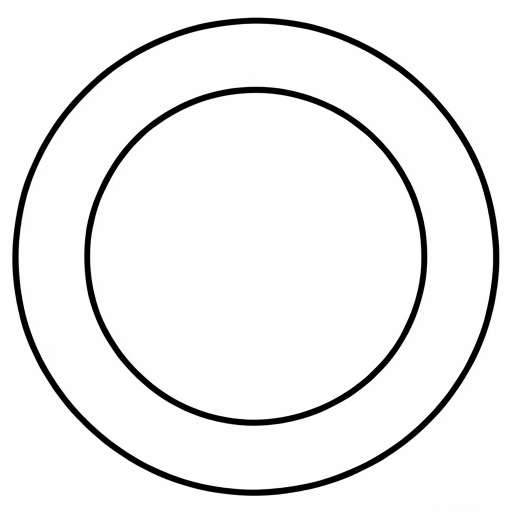 Printable outline of Circle