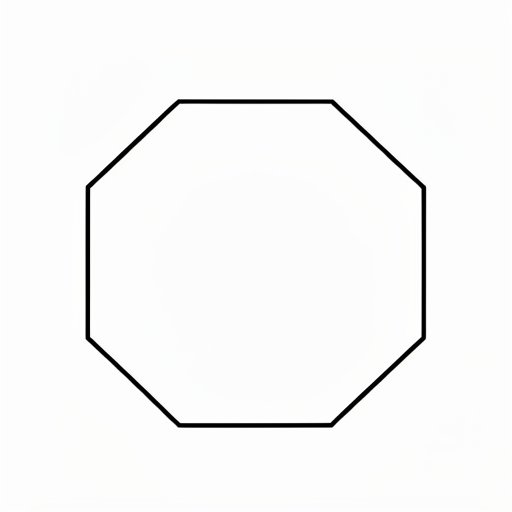 Printable outline of Hexagon