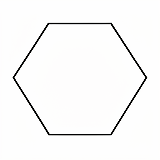 Printable outline of Pentagon
