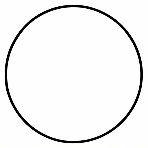 Printable outline of Sphere
