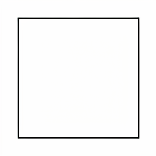 Printable outline of Square