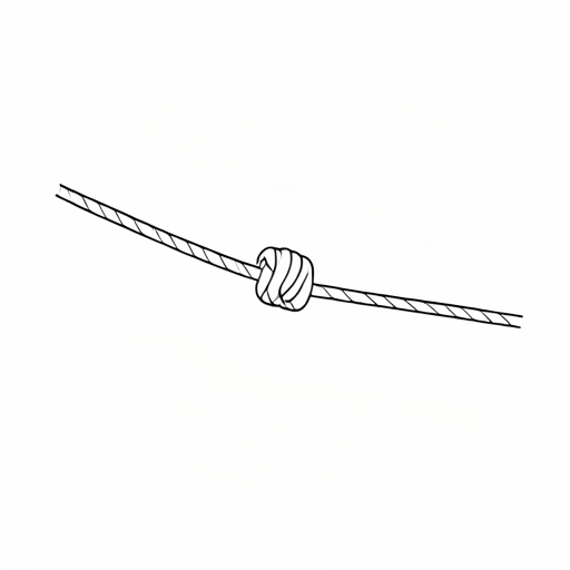 Printable outline of Climbing Rope