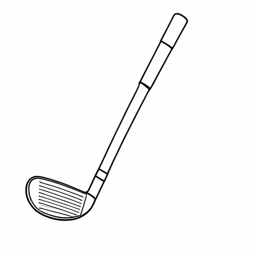 Printable outline of Golf Club