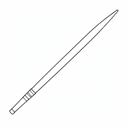 Printable outline of Javelin