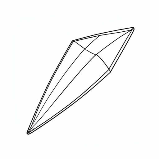 Printable outline of Kite