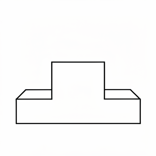 Podium colouring page outline