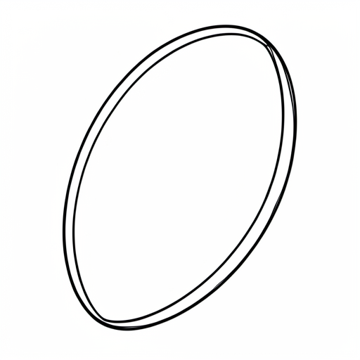 Printable outline of Rugby Ball