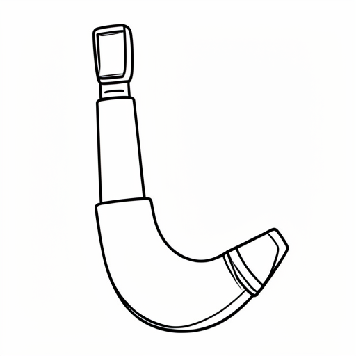 Printable outline of Snorkel