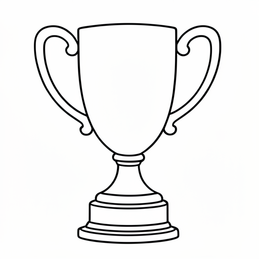 Printable outline of Trophy