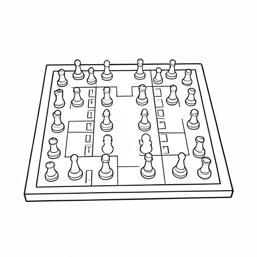 Printable outline of Board Game