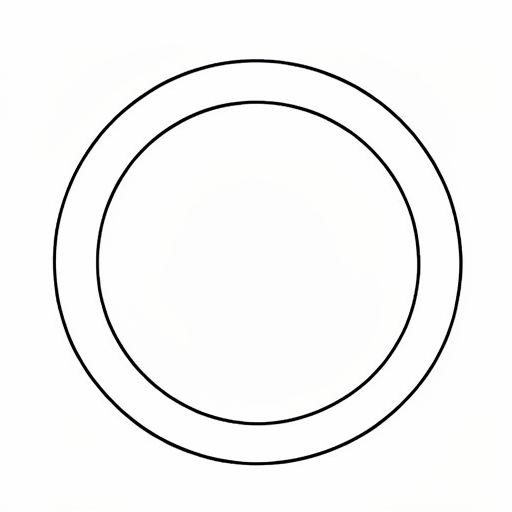 Printable outline of Hula Hoop