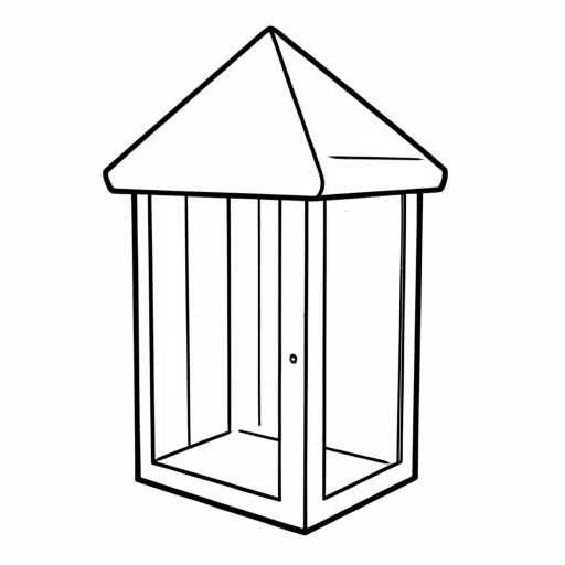 Printable outline of Jack In The Box