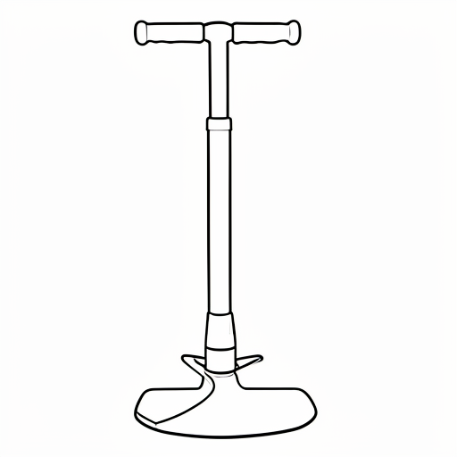 Printable outline of Pogo Stick
