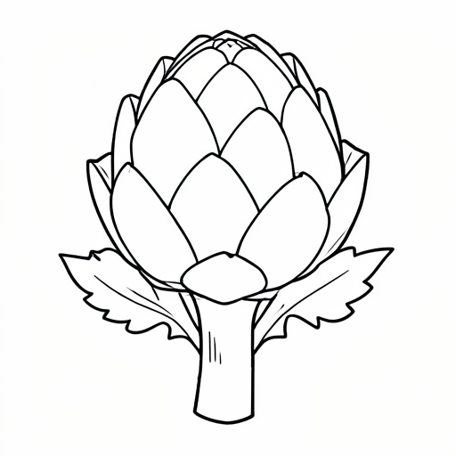 Vegetables colouring pages
