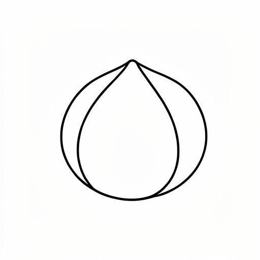 Printable outline of Chickpea