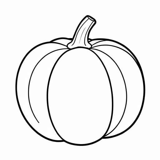 Printable outline of Pumpkin