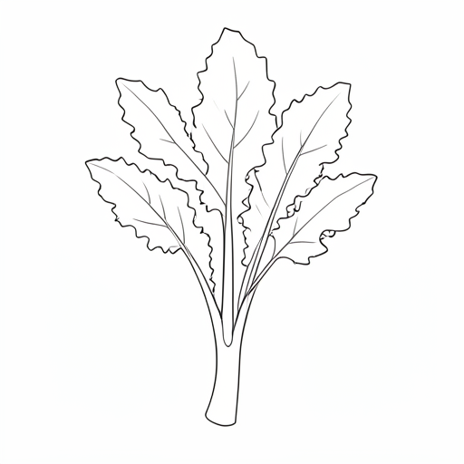 Printable outline of Watercress
