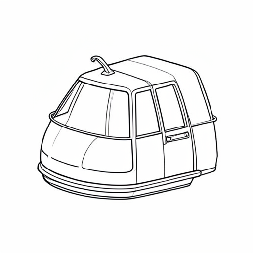 Printable outline of Gondola