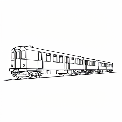 Printable outline of Train