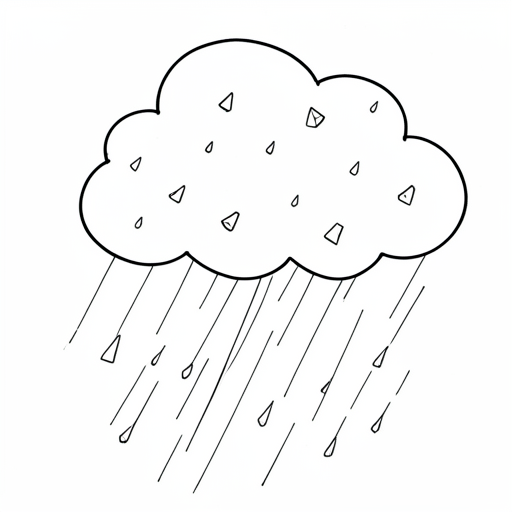 Printable outline of Hailstorm
