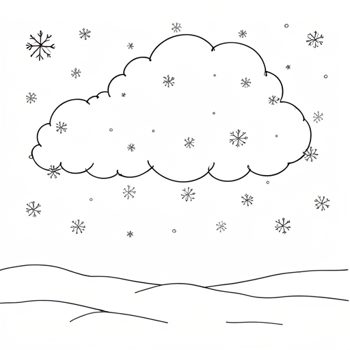 Printable outline of Snowy